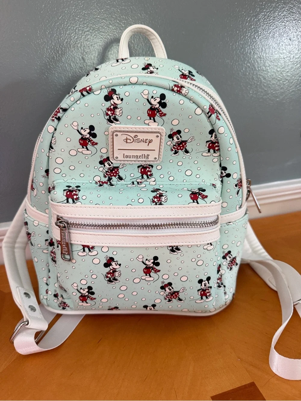 Loungefly Mint Disney Mickey Mouse Kids Mini Backpack